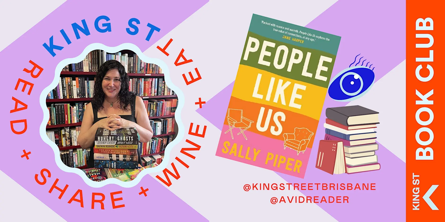 King St Book Club September Image